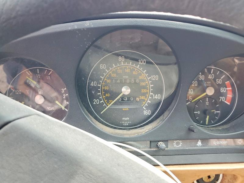1984 Mercedes-benz 380 VIN WDBBA45A1EA011426 COPART salvage auction — MINOR DENT/SCRATCHES, Ga - Certificate Of Title (P), sold $2,750 on 2026-07-30 (photo 9)