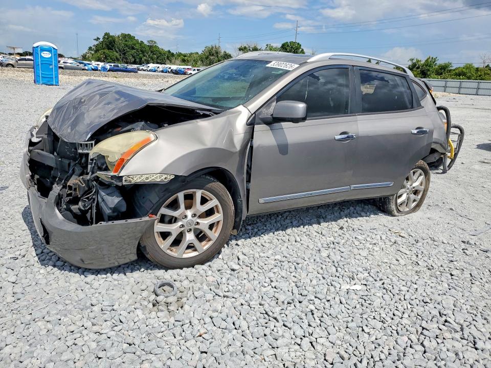 2012 Nissan Rogue VIN JN8AS5MT6CW262742 COPART salvage auction — REAR END, Fl - Certificate Of Destruction, sold $375 on 2026-07-07 (photo 1)