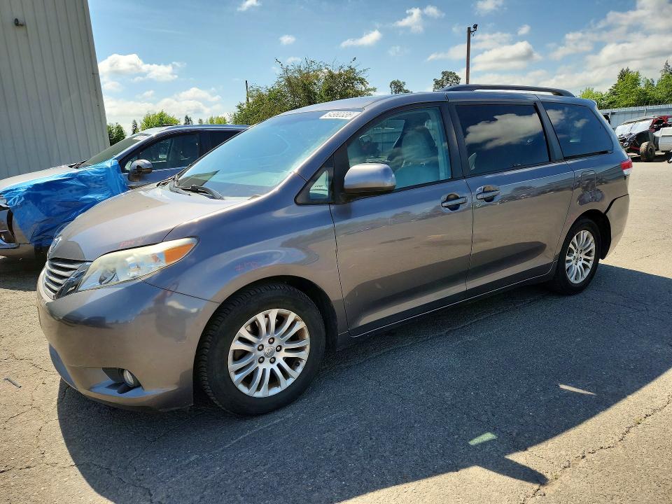 2011 Toyota Sienna VIN 5TDYK3DC6BS171211 COPART salvage auction — REAR END, Or - Salvage Title Certificate, sold $4,400 on 2026-07-06 (photo 1)