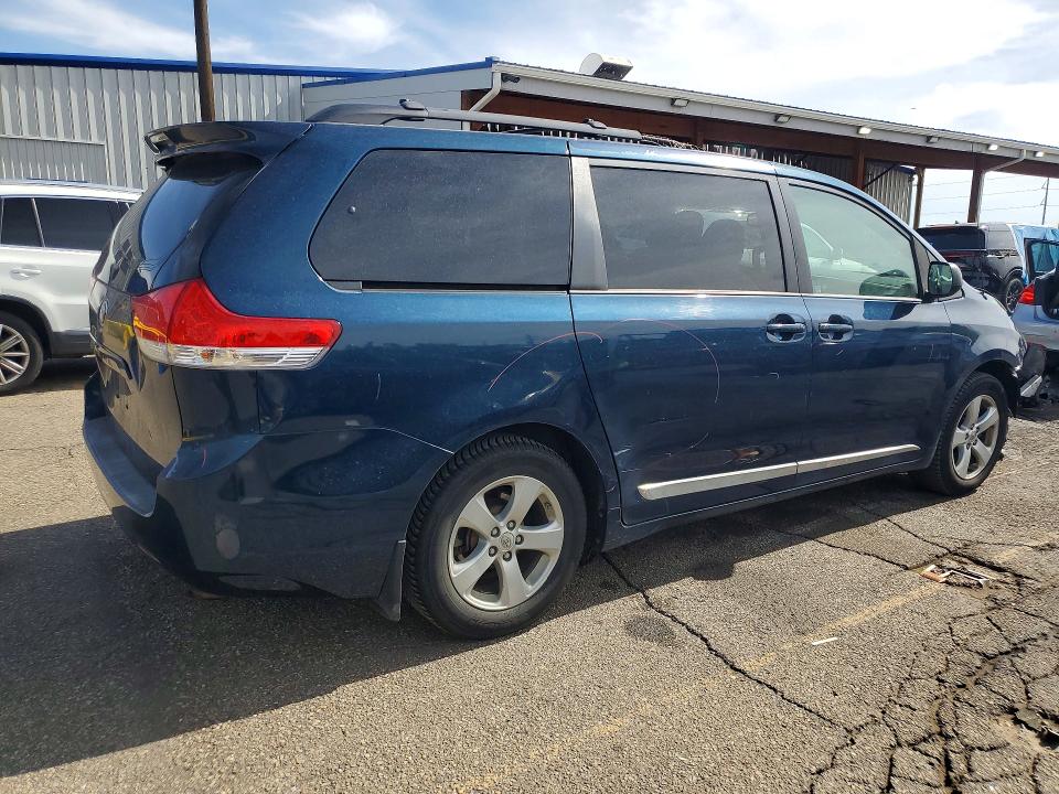 2012 Toyota Sienna VIN 5TDKK3DC1CS273121 COPART salvage auction — FRONT END, Co - Public - Salvage Title, sold $1,950 on 2026-07-16 (photo 3)
