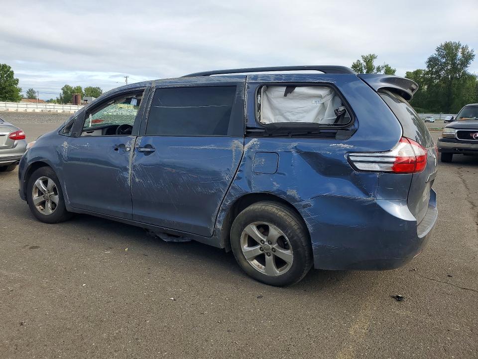 2015 Toyota Sienna VIN 5TDKK3DC8FS528433 COPART salvage auction — ROLLOVER, Or - Salvage Title Certificate, sold $1,100 on 2026-07-06 (photo 2)