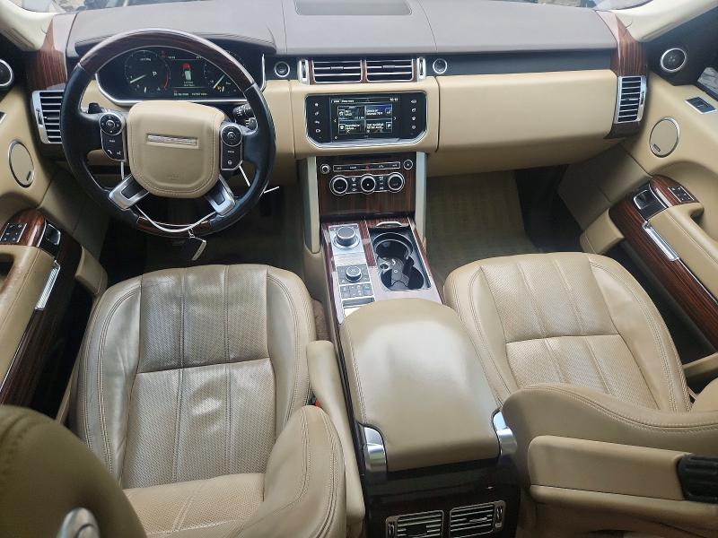 2016 Land rover RANGE ROVER VIN SALGS2VFXGA272117 COPART salvage auction — MECHANICAL, Ga - Certificate Of Title, sold $2,200 on 2026-07-02 (photo 8)