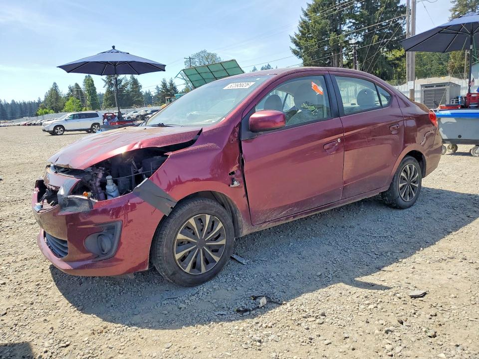 2017 Mitsubishi Mirage VIN ML32F3FJXHHF09914 COPART salvage auction — FRONT END, WA - BILL OF SALE, sold $400 on 2026-07-02 (photo 1)