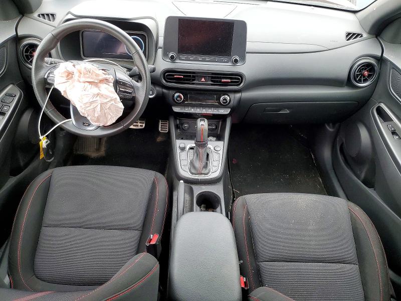 2022 Hyundai Kona VIN KM8K3CA36NU926487 COPART salvage auction — FRONT END, Nh - Cert Of Title-Salvage, sold $500 on 2026-07-16 (photo 8)
