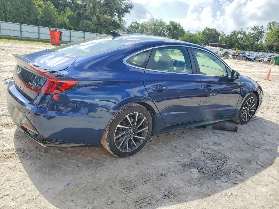 2020 Hyundai Sonata VIN 5NPEH4J21LH006323 COPART salvage auction — SIDE, Fl - Cert Of Title Slvg Rebuildable, sold $3,650 on 2026-07-07 (photo 3)