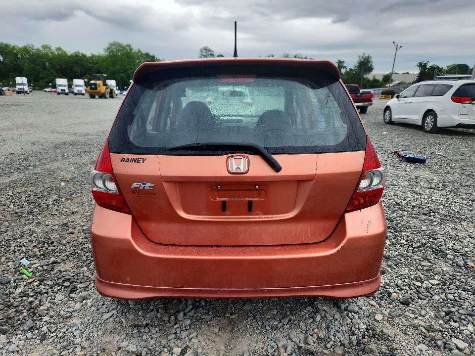 2008 Honda Fit VIN JHMGD38668S048212 COPART salvage auction — FRONT END, GA - CERT OF TITLE-SALVAGE, sold $550 on 2026-07-28 (photo 6)