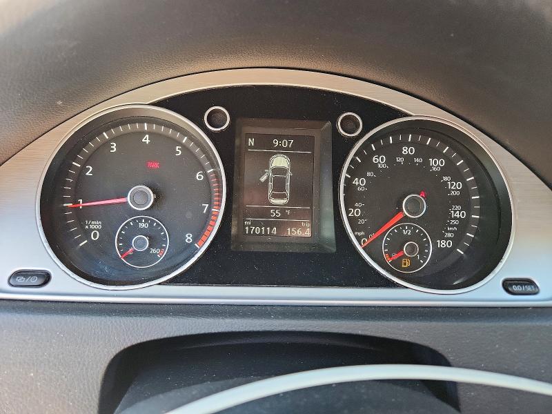 2014 Volkswagen VIN WVWAP7AN1EE528496 COPART salvage auction — REAR END, Ma - Cert Of Title-Reconstrctd Coll, sold $400 on 2026-07-09 (photo 9)