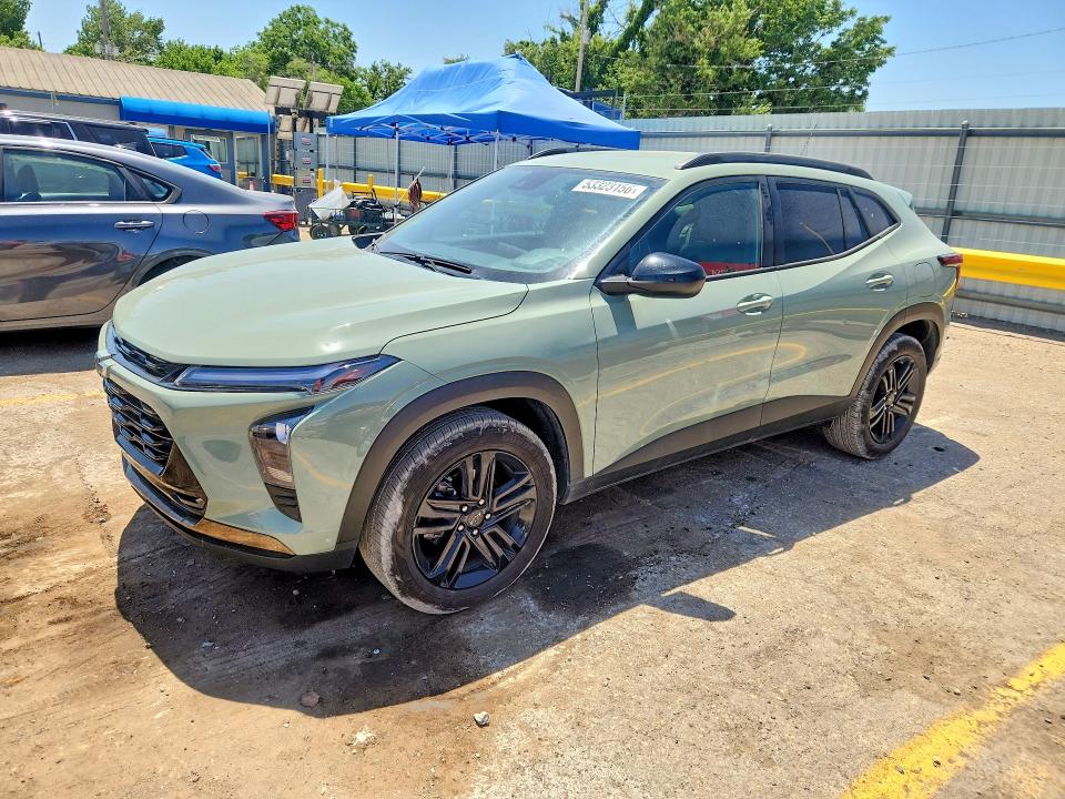 2025 Chevrolet VIN KL77LKEP5SC087495 COPART salvage auction — HAIL, Ks - Cert Of Title-Salvage, sold $11,000 on 2026-07-15 (photo 1)