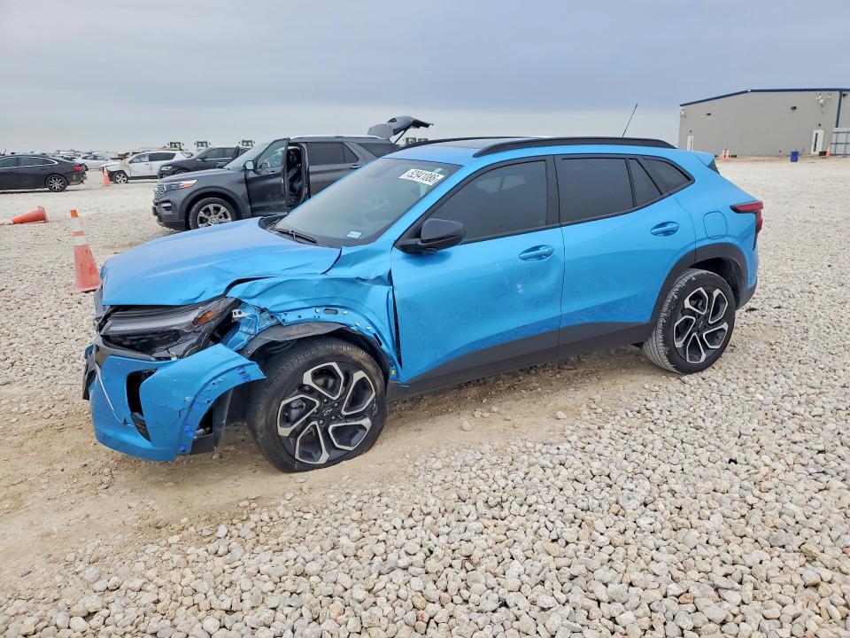 2025 Chevrolet VIN KL77LJEP1SC250590 COPART salvage auction — FRONT END, Tx - Salvage Vehicle Title, sold $6,100 on 2026-07-02 (photo 1)