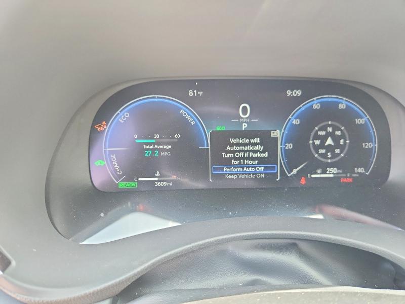 2026 Toyota VIN 5TDEBRCH0TS705145 COPART salvage auction — HAIL, Ks - Cert Of Title-Salvage, sold $13,300 on 2026-07-27 (photo 9)