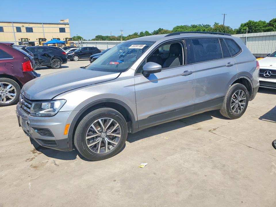 2021 Volkswagen Tiguan VIN 3VV1B7AX9MM029147 COPART salvage auction — FRONT END, Tx - Certificate Of Title (P), sold $5,400 on 2026-07-09 (photo 1)
