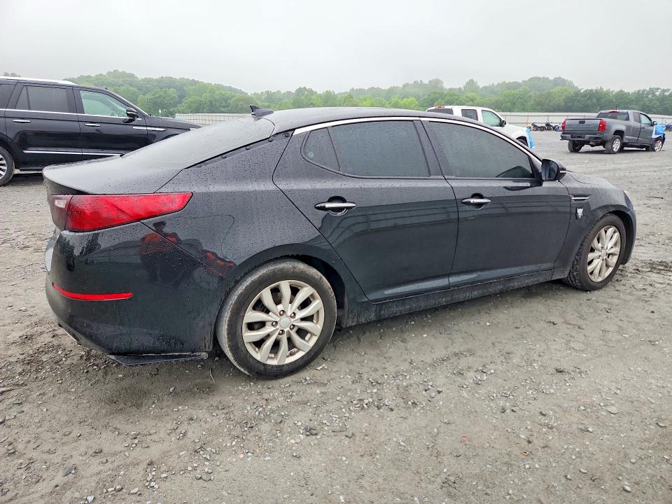 2014 Kia VIN 5XXGN4A75EG322755 COPART salvage auction — REAR END, Nc - Salvage Certificate Of Title, sold $175 on 2026-07-29 (photo 3)