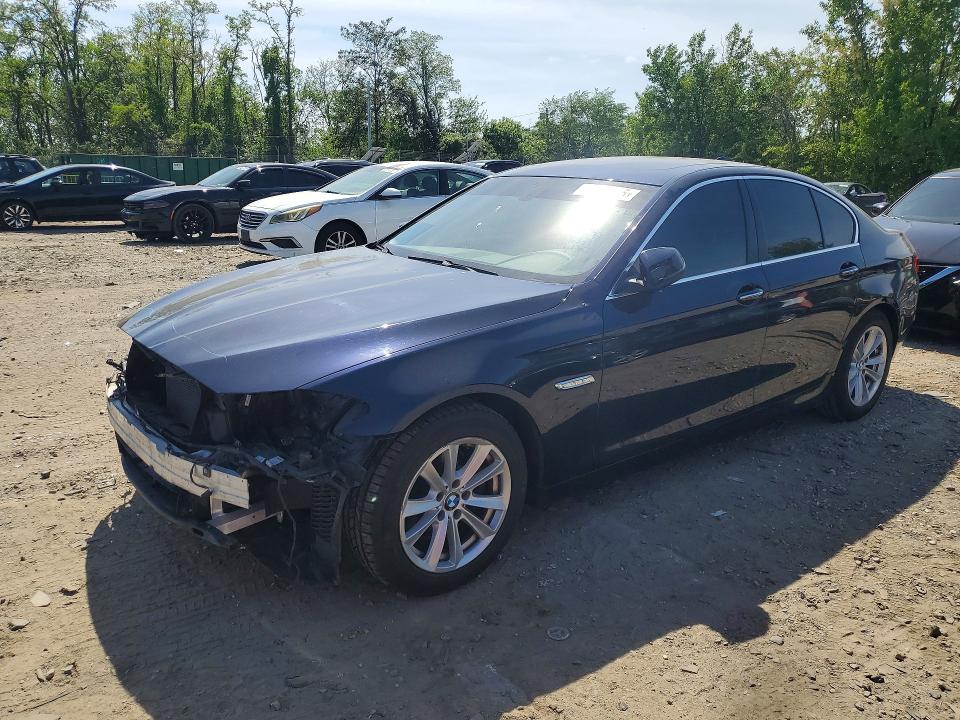 2016 BMW 5er VIN WBA5A7C58GG643200 COPART salvage auction — FRONT END, Md - Cert Of Salvage < 75% Damage, sold $3,250 on 2026-07-02 (photo 1)
