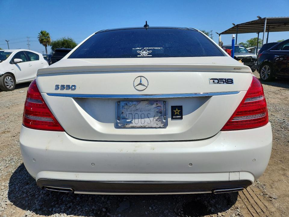 2013 Mercedes-benz S class VIN WDDNG7DB8DA502525 COPART salvage auction — FRONT END, Ca - Dis/Dlr/Exp Only Clean Title, sold $1,100 on 2026-07-09 (photo 6)