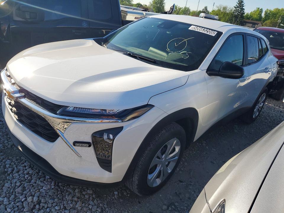 2025 Chevrolet Trax VIN KL77LFEP6SC187869 COPART salvage auction — REAR END, VA - CERT OF TITLE - SALVAGE, sold $7,500 on 2026-07-31 (photo 1)