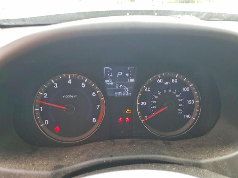 2017 Hyundai Accent VIN KMHCT4AE6HU265348 COPART salvage auction — FRONT END, Tn - Salvage Certificate, sold $525 on 2026-07-20 (photo 9)