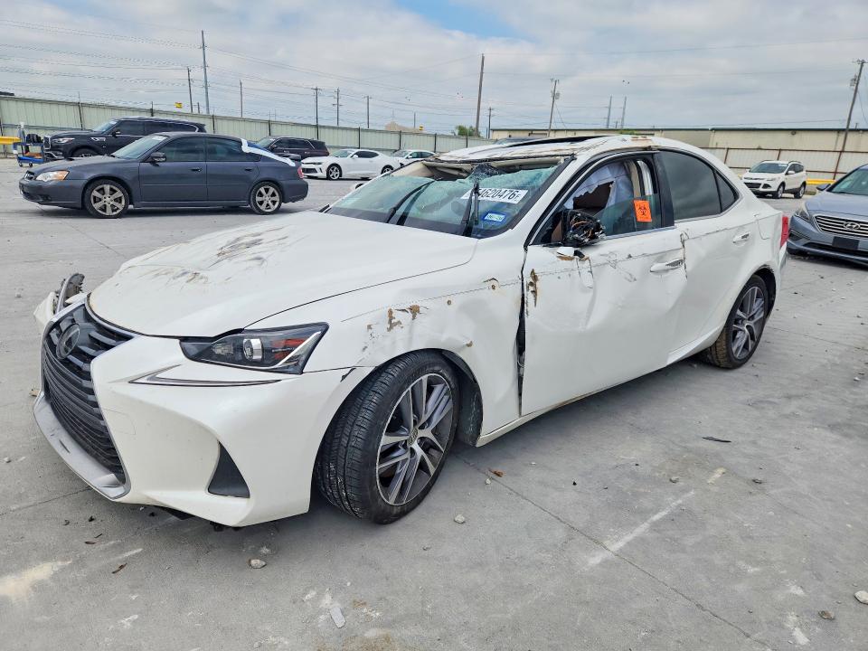 2018 Lexus Is VIN JTHBA1D27J5075210 COPART salvage auction — FRONT END, Tx - Salvage Vehicle Title, sold $1,650 on 2026-07-10 (photo 1)