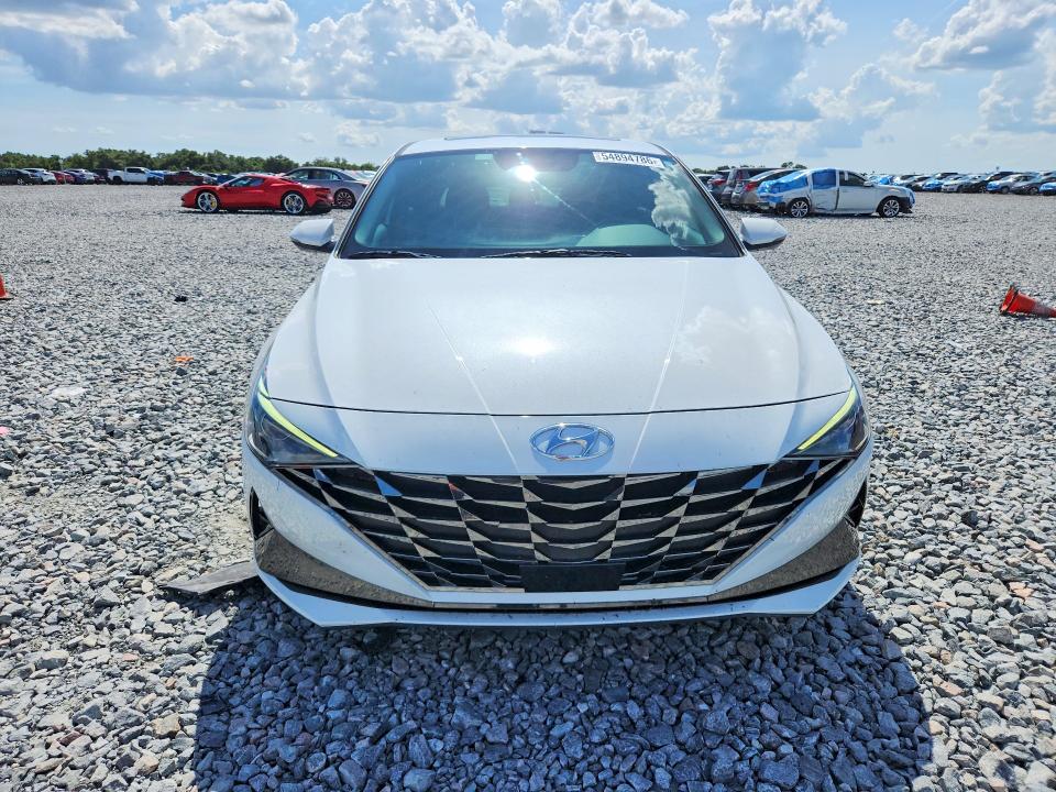 2021 Hyundai Elantra VIN 5NPLN4AG7MH021907 COPART salvage auction — WATER/FLOOD, Fl - Certificate Of Destruction, sold $5,900 on 2026-07-02 (photo 5)