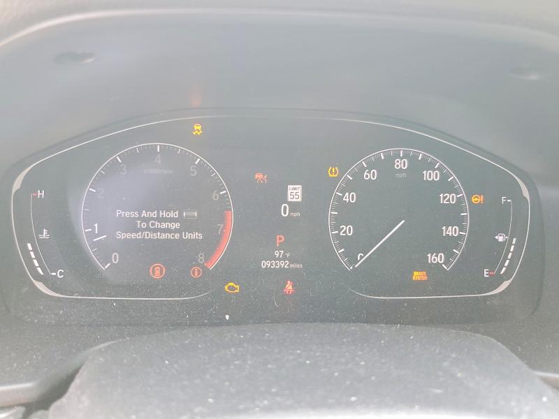 2021 Honda Accord VIN 1HGCV1F17MA071377 COPART salvage auction — FRONT END, Ny - Mv-907A Salvage Certificate, sold $4,300 on 2026-07-09 (photo 9)