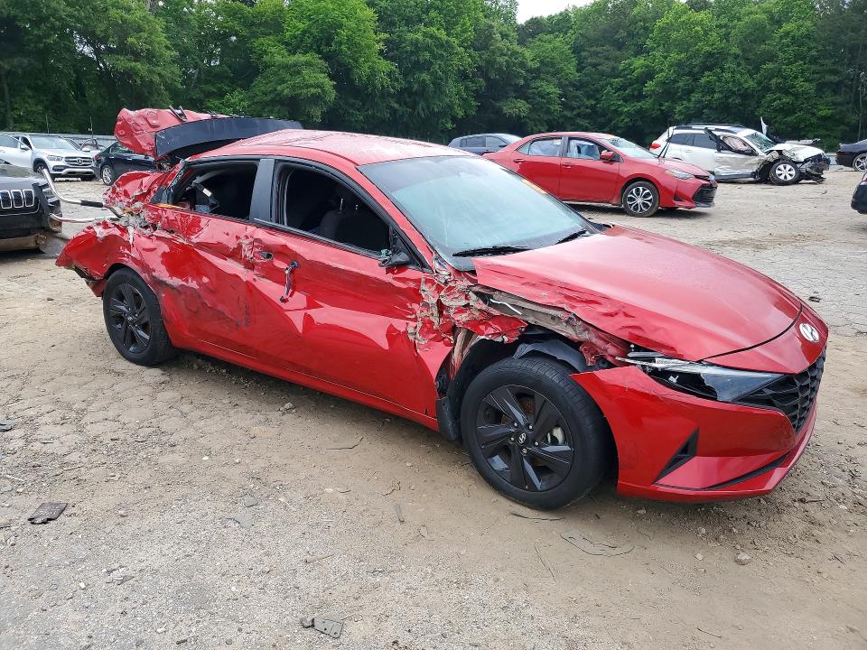 2023 Hyundai Elantra VIN 5NPLM4AG2PH114454 COPART salvage auction — ALL OVER, Ga - Cert Of Title-Salvage, sold $1,300 on 2026-07-24 (photo 4)