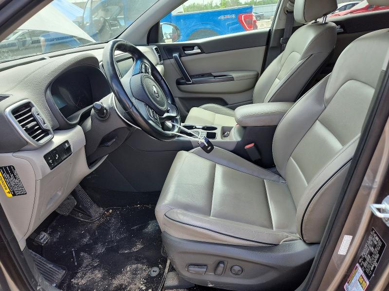 2017 Kia Sportage VIN KNDPNCAC8H7071055 COPART salvage auction — FRONT END, Id - Salvage Certificate Of Title, sold $2,150 on 2026-07-07 (photo 7)