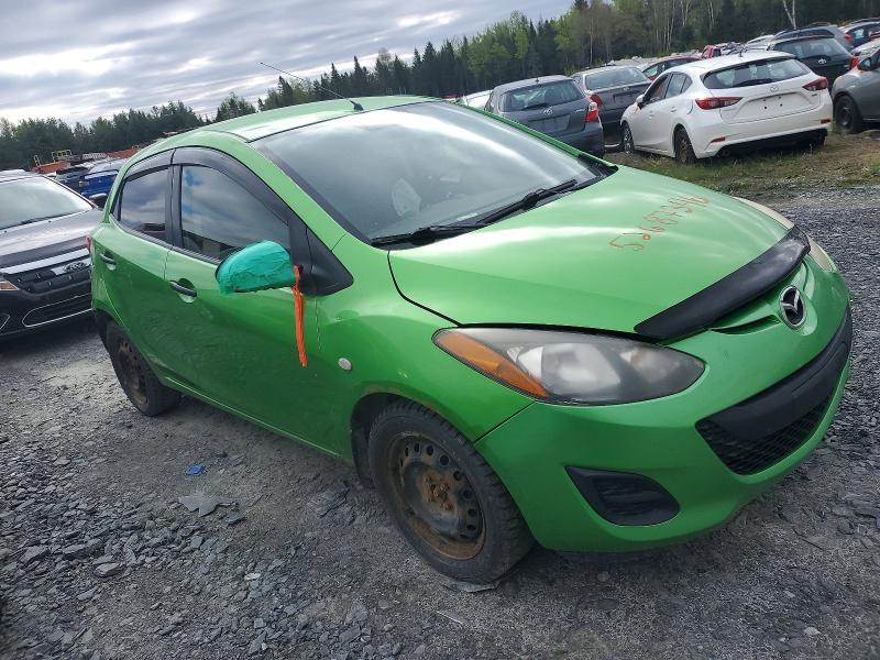 2011 Mazda 2 VIN JM1DE1HY9B0119994 COPART salvage auction — FRONT END, Qc - Gravement Accidente, sold $225 on 2026-07-07 (photo 4)