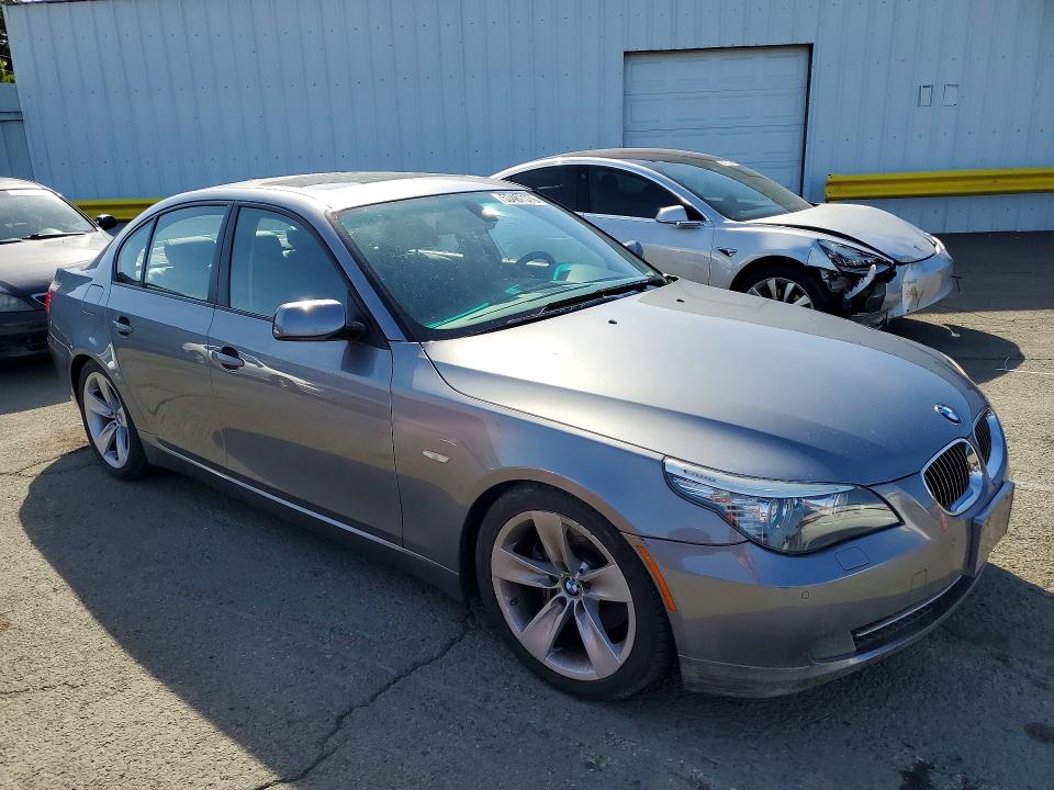 2008 BMW 5 series VIN WBANU53518CT06162 COPART salvage auction — MINOR DENT/SCRATCHES, CA - DIS/DLR/EXP APP FOR DUP CLEAN, sold $400 on 2026-07-17 (photo 4)