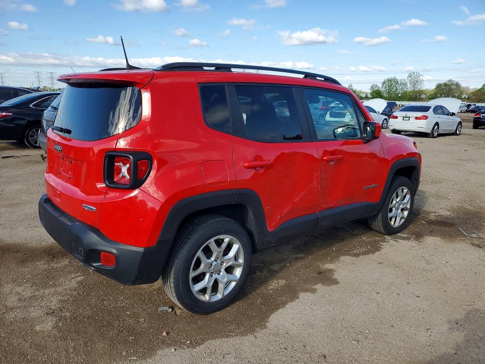 2018 Jeep Renegade VIN ZACCJBBB9JPJ45888 COPART salvage auction — SIDE, Il - Salvage Certificate, sold $3,100 on 2026-07-07 (photo 3)