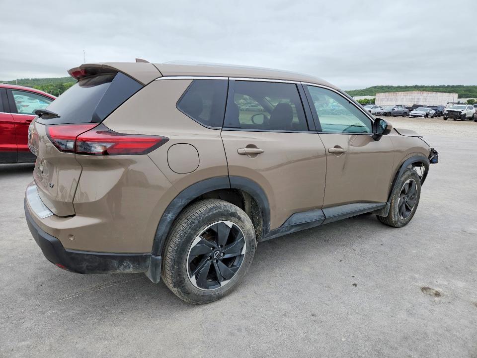 2024 Nissan Rogue VIN JN8BT3BA7RW360307 COPART salvage auction — FRONT END, Ok - Cert Of Title-Rebuilt, sold $3,800 on 2026-07-24 (photo 3)