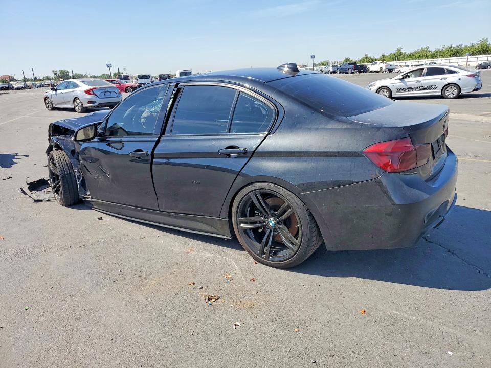 2016 BMW 3er VIN WBA8B3G50GNT62517 COPART salvage auction — FRONT END, Ca - Salvage Certificate, sold $70 on 2026-07-27 (photo 2)