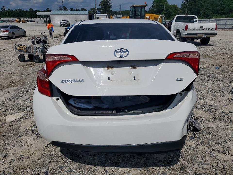 2019 Toyota Corolla VIN 5YFBURHE6KP859071 COPART salvage auction — REAR END, Ga - Cert Of Title-Salvage, sold $2,250 on 2026-07-29 (photo 6)