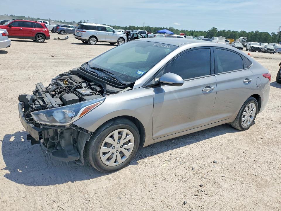 2022 Hyundai Accent VIN 3KPC24A68NE186340 COPART salvage auction — FRONT END, Tx - Salvage Vehicle Title, sold $2,500 on 2026-07-10 (photo 1)