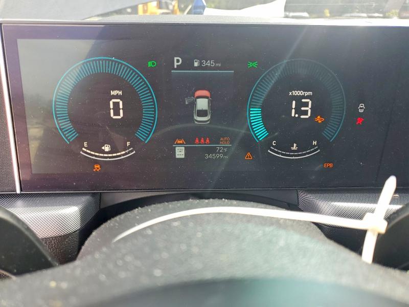 2024 Hyundai VIN KMHL64JA7RA367734 COPART salvage auction — FRONT END, GA - CERT OF TITLE-SALVAGE, sold $9,900 on 2026-07-13 (photo 9)