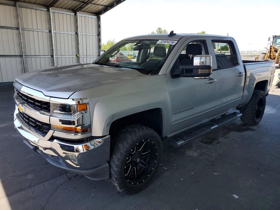 2018 Chevrolet Silverado VIN 3GCPCREC8JG203602 COPART salvage auction — REAR END, Ca - Salvage Certificate, sold $4,600 on 2026-07-02 (photo 1)