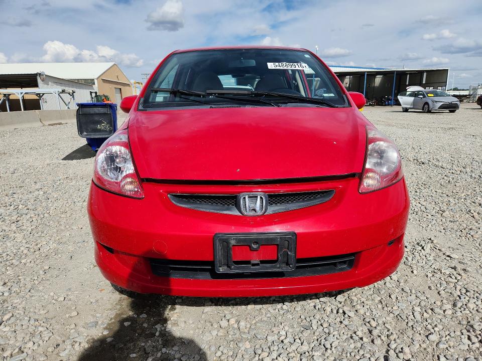 2007 Honda Fit VIN JHMGD38417S029435 COPART salvage auction — REAR END, CO - PUBLIC - SALVAGE TITLE (P), sold $1,150 on 2026-07-16 (photo 5)