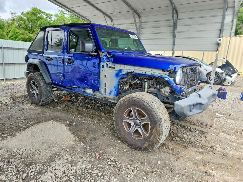 2018 Jeep Wrangler / VIN 1C4HJXDN9JW206253 COPART salvage auction — FRONT END, GA - CERT OF TITLE-SALVAGE, sold $8,300 on 2026-07-28 (photo 4)