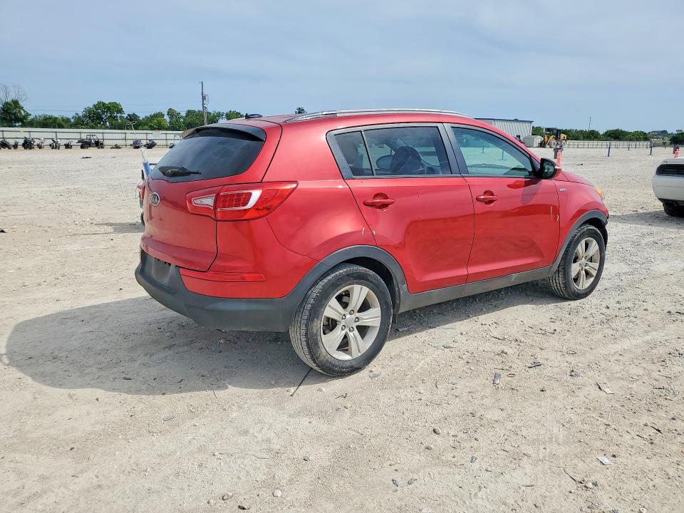 2011 Kia Sportage VIN KNDPBCA23B7025267 COPART salvage auction — FRONT END, TX - SALVAGE VEHICLE TITLE (P), sold $1,950 on 2026-07-09 (photo 3)