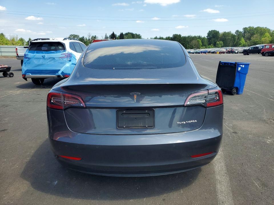 2022 Tesla Model 3 VIN 5YJ3E1EB4NF257766 COPART salvage auction — FRONT END, Or - Salvage Title Certificate, sold $6,900 on 2026-07-06 (photo 6)