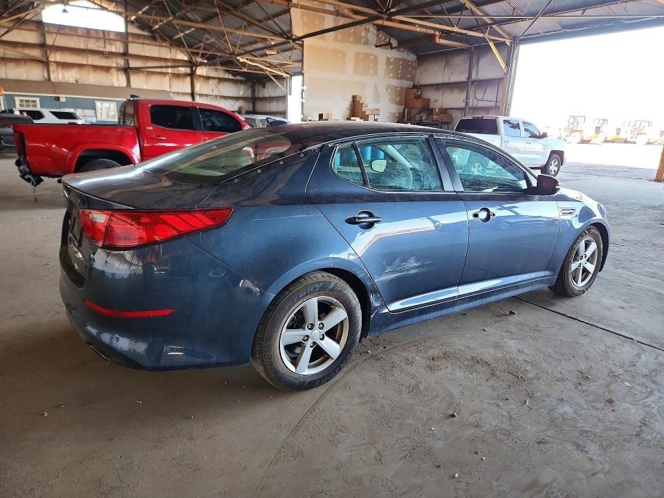 2015 Kia Optima VIN 5XXGM4A71FG364344 COPART salvage auction — SIDE, Oh - Cert Of Title-Salvage, sold $1,850 on 2026-07-20 (photo 3)