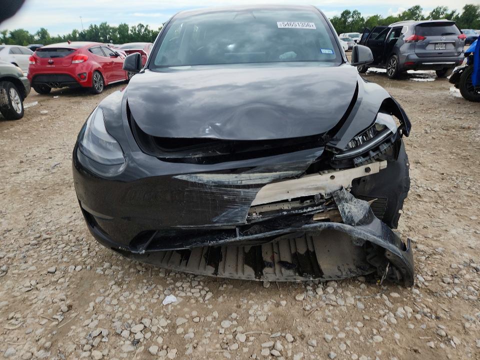 2021 Tesla Model y VIN 5YJYGDEF7MF202067 COPART salvage auction — FRONT END, Tx - Salvage Vehicle Title, sold $5,500 on 2026-07-31 (photo 5)