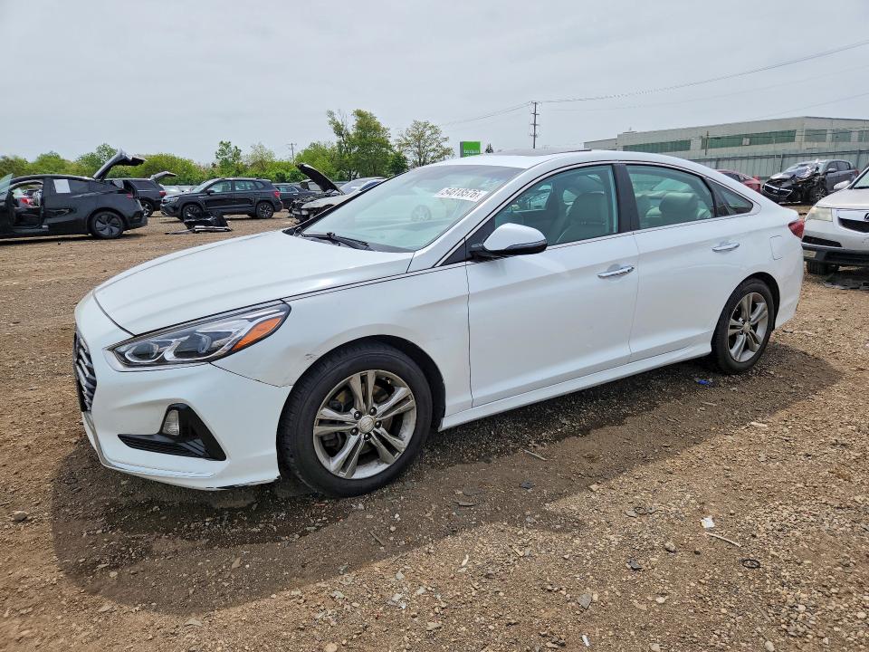 2019 Hyundai Sonata VIN 5NPE34AF9KH808568 COPART salvage auction — REAR END, Il - Salvage Certificate, sold $1,950 on 2026-07-24 (photo 1)