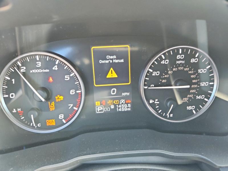 2025 Subaru Xv VIN JF2GUHDCXSH305887 COPART salvage auction — FRONT END, Va - Cert Of Title - Salvage, sold $9,200 on 2026-07-21 (photo 9)