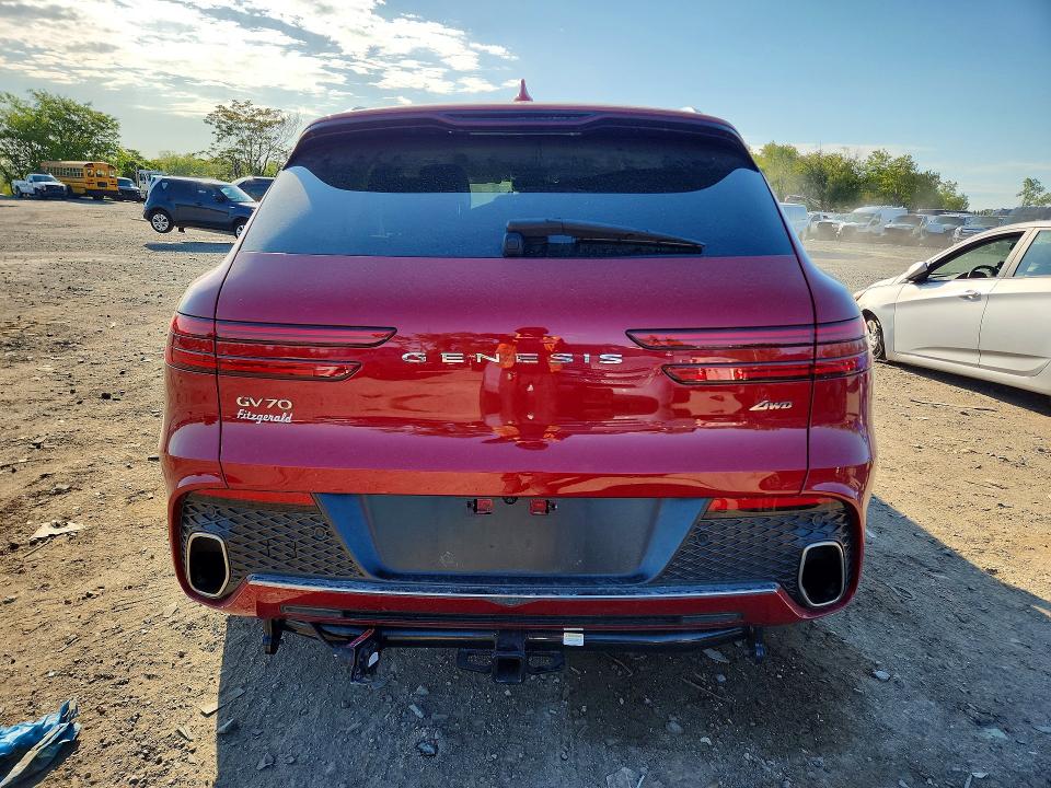 2023 Genesis Gv70 VIN KMUMADTB3PU109586 COPART salvage auction — FRONT END, Md - Cert Of Salvage > 75% Damage, sold $10,700 on 2026-07-28 (photo 6)