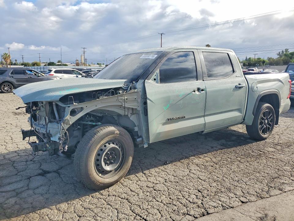 2025 Toyota Tundra VIN 5TFWA5DB0SX240742 COPART salvage auction — FRONT END, CA - SALVAGE CERTIFICATE, sold $150 on 2026-07-30 (photo 1)