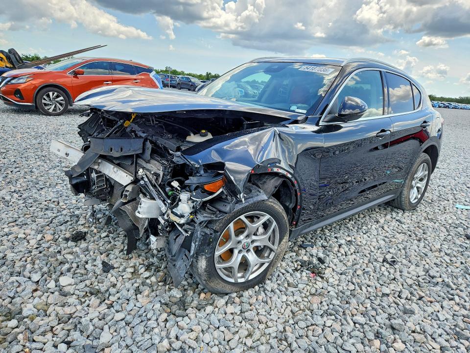2020 Alfa romeo Stelvio VIN ZASPAJAN4L7C90922 COPART salvage auction — FRONT END, Fl - Certificate Of Destruction, sold $1,400 on 2026-07-02 (photo 1)
