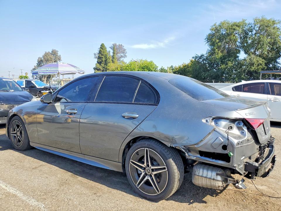 2024 Mercedes-benz C-klasse VIN W1KAF4HB0RR205798 COPART salvage auction — REAR END, Ca - Salvage Certificate, sold $23,900 on 2026-07-21 (photo 2)
