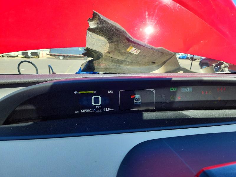 2021 Toyota Prius VIN JTDKAMFU2M3132110 COPART salvage auction — FRONT END, Or - Salvage Title Certificate, sold $7,700 on 2026-07-06 (photo 9)