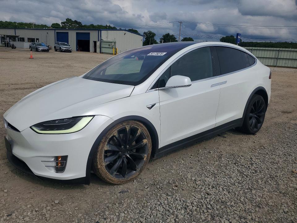 2018 Tesla Model x VIN 5YJXCDE2XJF136713 COPART salvage auction — FRONT END, Ar - Cert Of Title-Salvage, sold $7,900 on 2026-07-08 (photo 1)