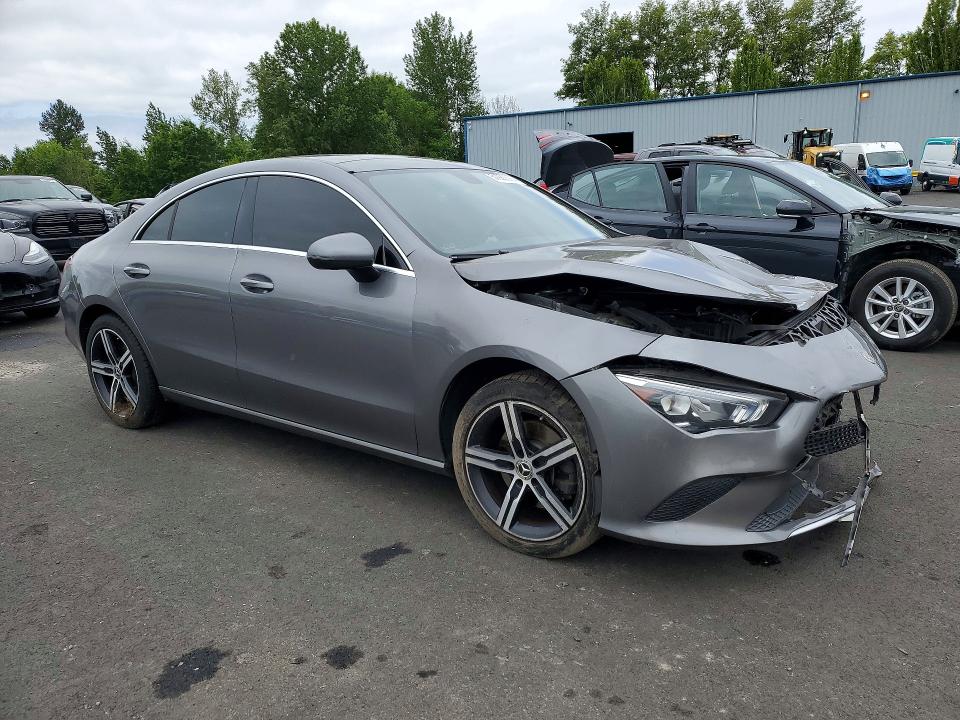 2020 Mercedes-benz Cla-klasse VIN WDD5J4HB0LN071289 COPART salvage auction — FRONT END, Or - Salvage Title Certificate, sold $5,700 on 2026-08-12 (photo 4)
