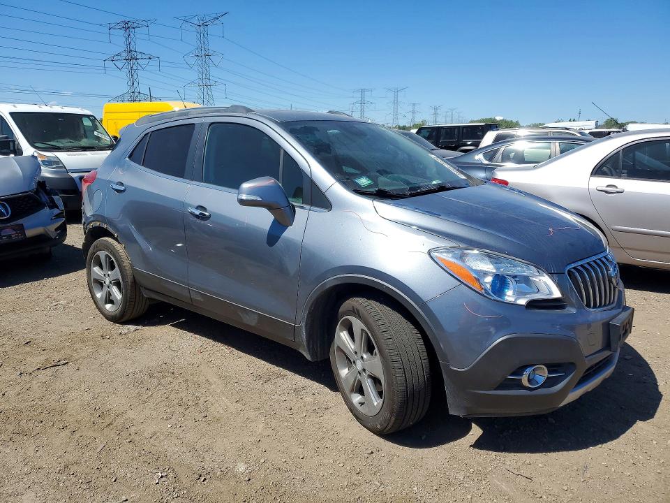 2014 Buick Encore VIN KL4CJBSB7EB620371 COPART salvage auction — REAR END, Il - Salvage Certificate, sold $575 on 2026-07-07 (photo 4)